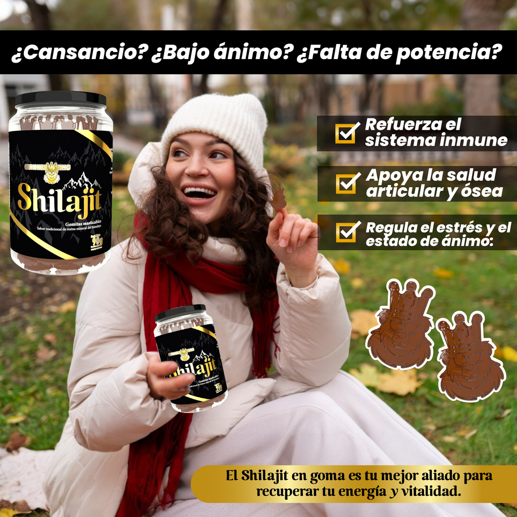 Shilajit GOLD GOMAS + Gumies + Cherry